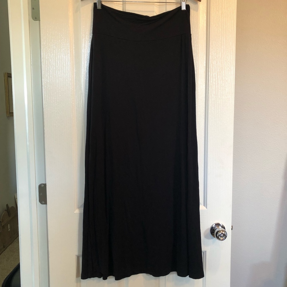 NEW Black Charlotte Russe Maxi Skirt